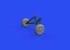 Eduard 632179 DH.82A Tiger Moth wheels ICM 1/32